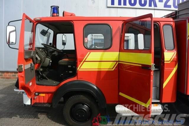 Magirus Deutz 75E16 A Mannschaft- Feuerwehr Löschpumpe SERVO Sunkvežimiai su dengtu kėbulu