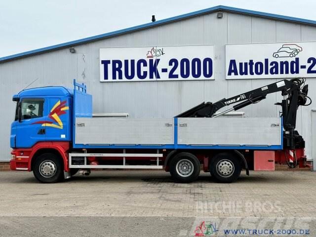 Scania R400 Atlas Tirre 191L 9m=1,7t. 7m Ladefl. 1.Hand Platformos/ Pakrovimas iš šono