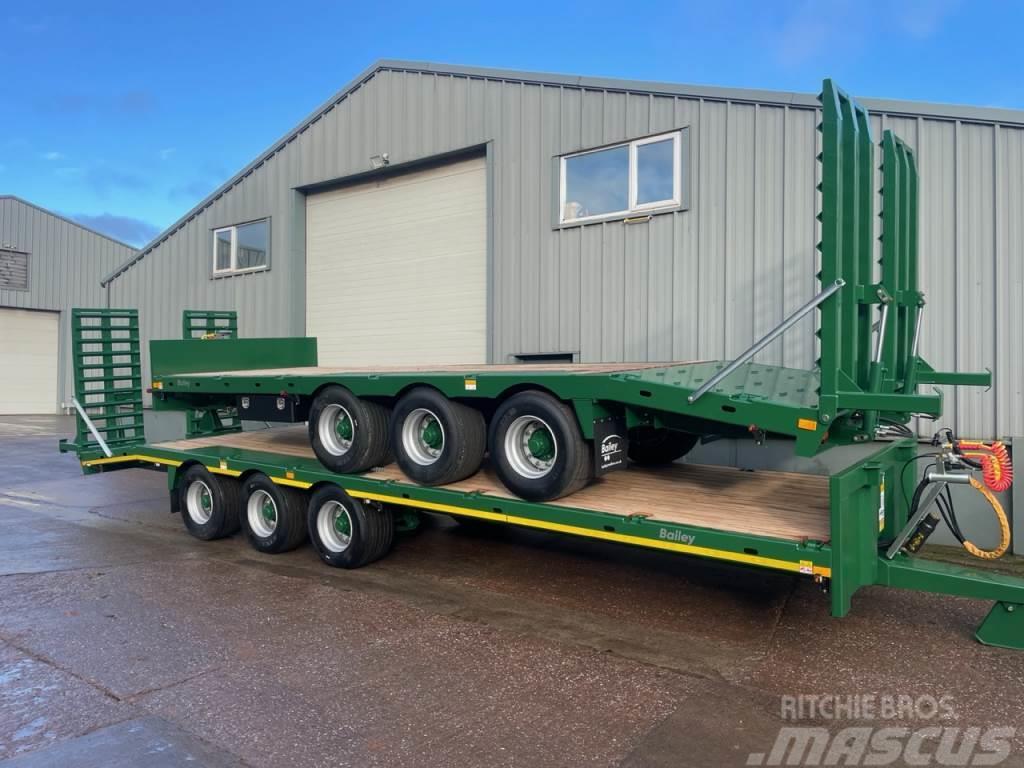 Bailey 20 Ton Tri-Axle Low loader trailer Bendrosios paskirties priekabos