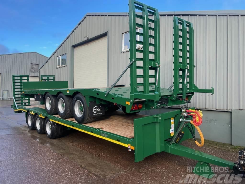 Bailey 20 Ton Tri-Axle Low loader trailer Bendrosios paskirties priekabos