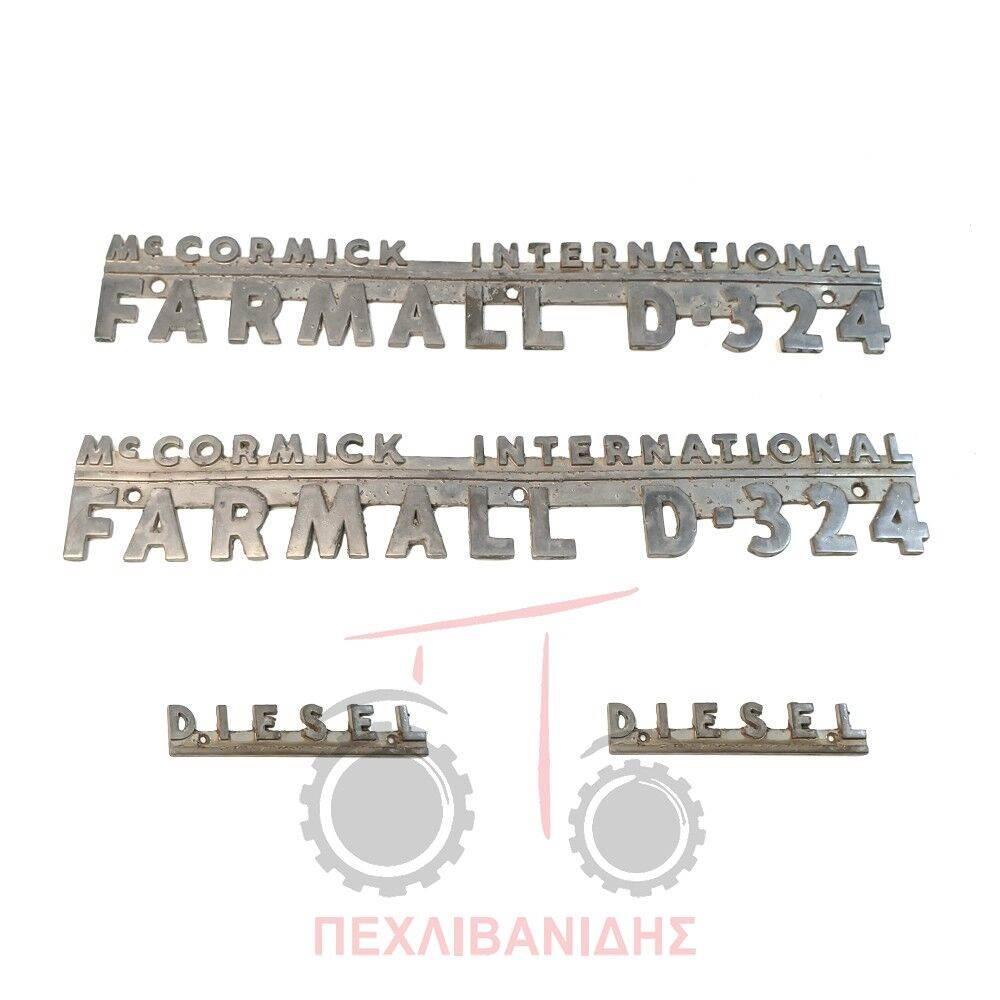 International MCCORMICK FARMALL D-324 Kita žemės ūkio technika