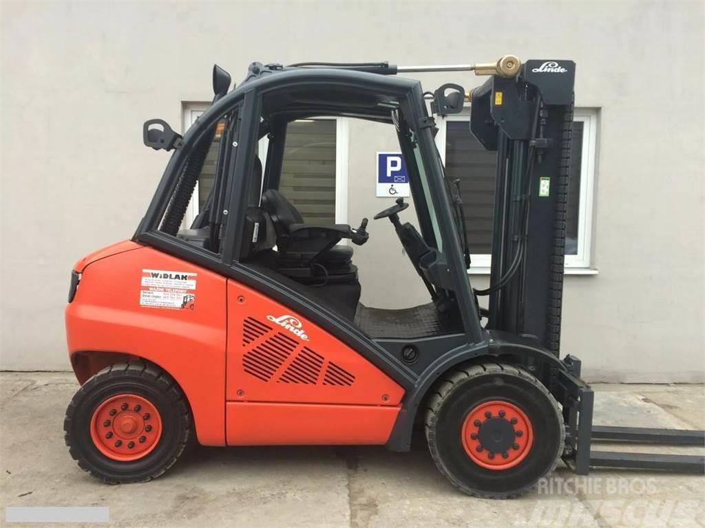 Linde [2006] Linde H50D diesel 5t 5t side shift Dyzeliniai krautuvai