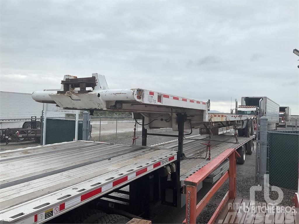  42 ft T/A Bortinių sunkvežimių priekabos su nuleidžiamais bortais