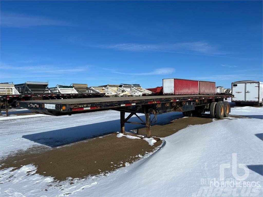  45 ft T/A Bortinių sunkvežimių priekabos su nuleidžiamais bortais