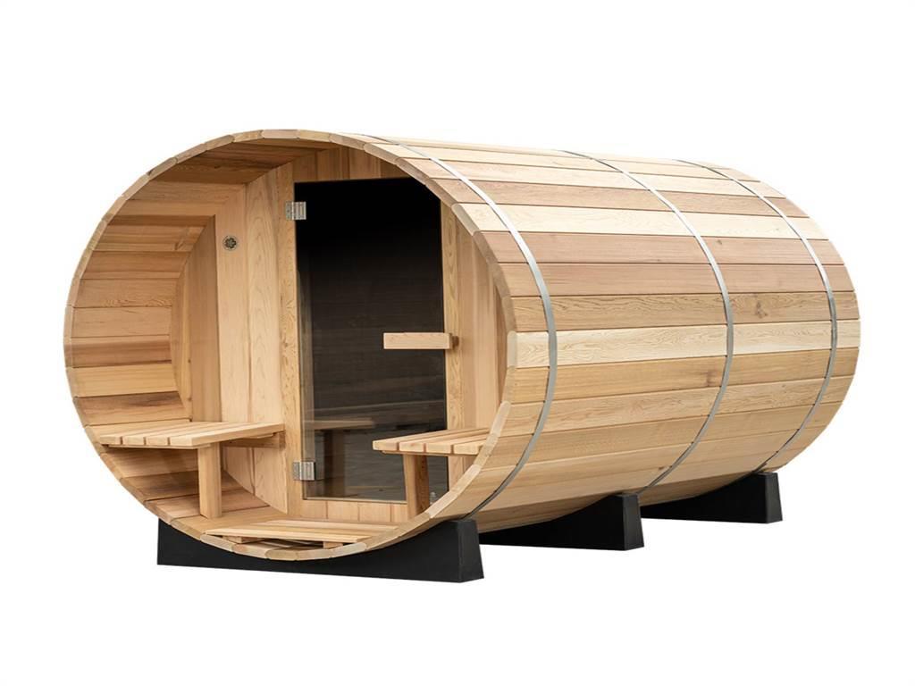  8 ft Barrel Sauna Kit and Wood ... Kita