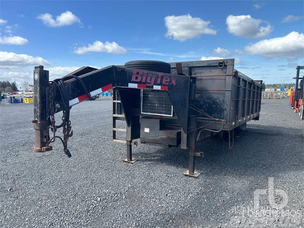 Big Tex 16 ft T/A Gooseneck Dump (Inope ... Autovežių priekabos