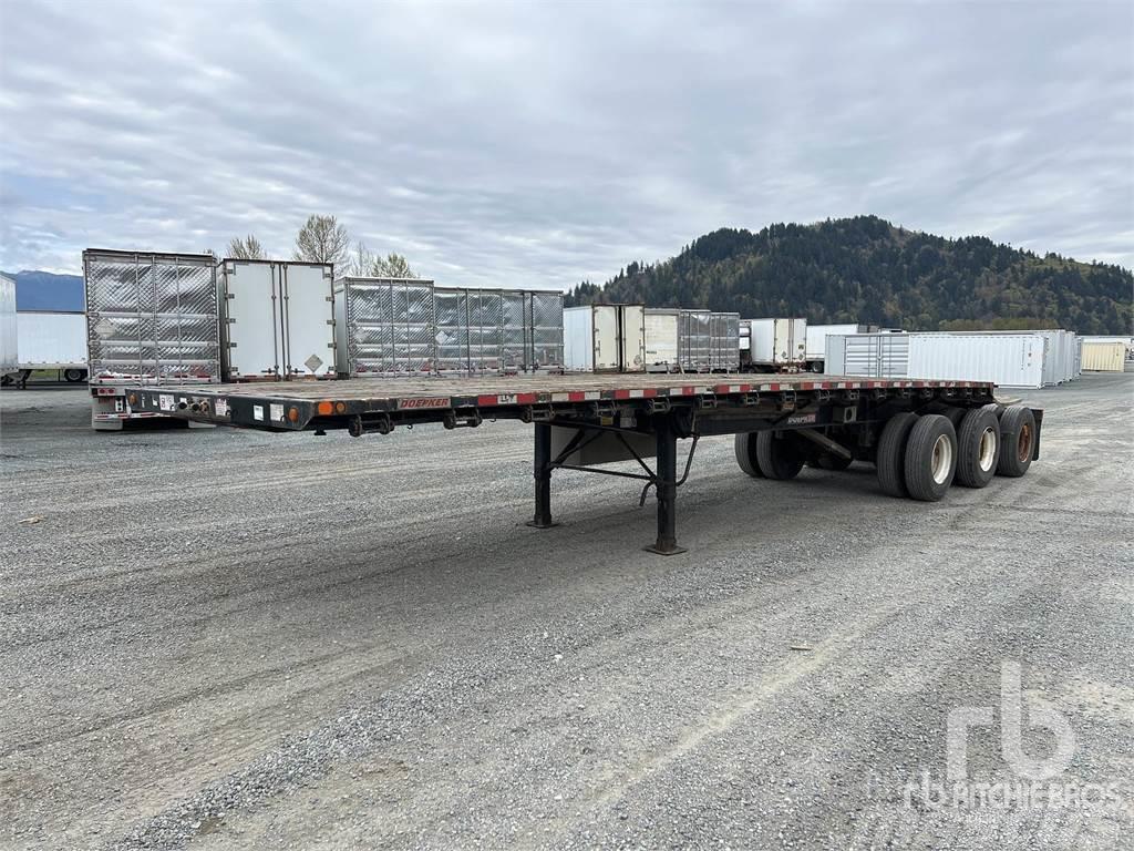 Doepker 35000 kg 32 ft Tri/A Lead Bortinių sunkvežimių priekabos su nuleidžiamais bortais