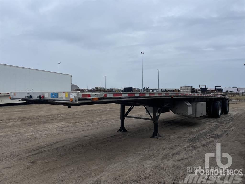 East Mfg MANUFACTURING 48 ft T/A Spread Axle Bortinių sunkvežimių priekabos su nuleidžiamais bortais