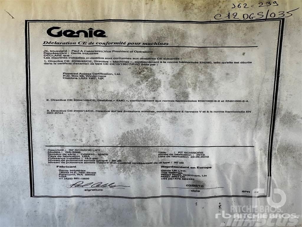 Genie GS-3268 Žirkliniai keltuvai