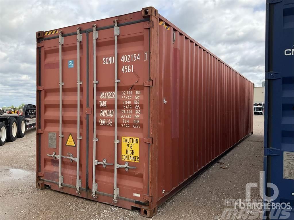  KJ 40 ft High Cube Specialūs konteineriai