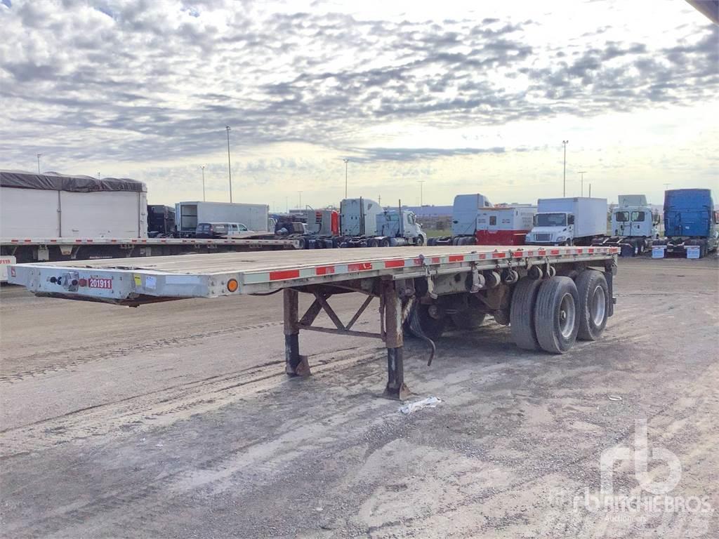 Manac 28 ft T/A Bortinių sunkvežimių priekabos su nuleidžiamais bortais