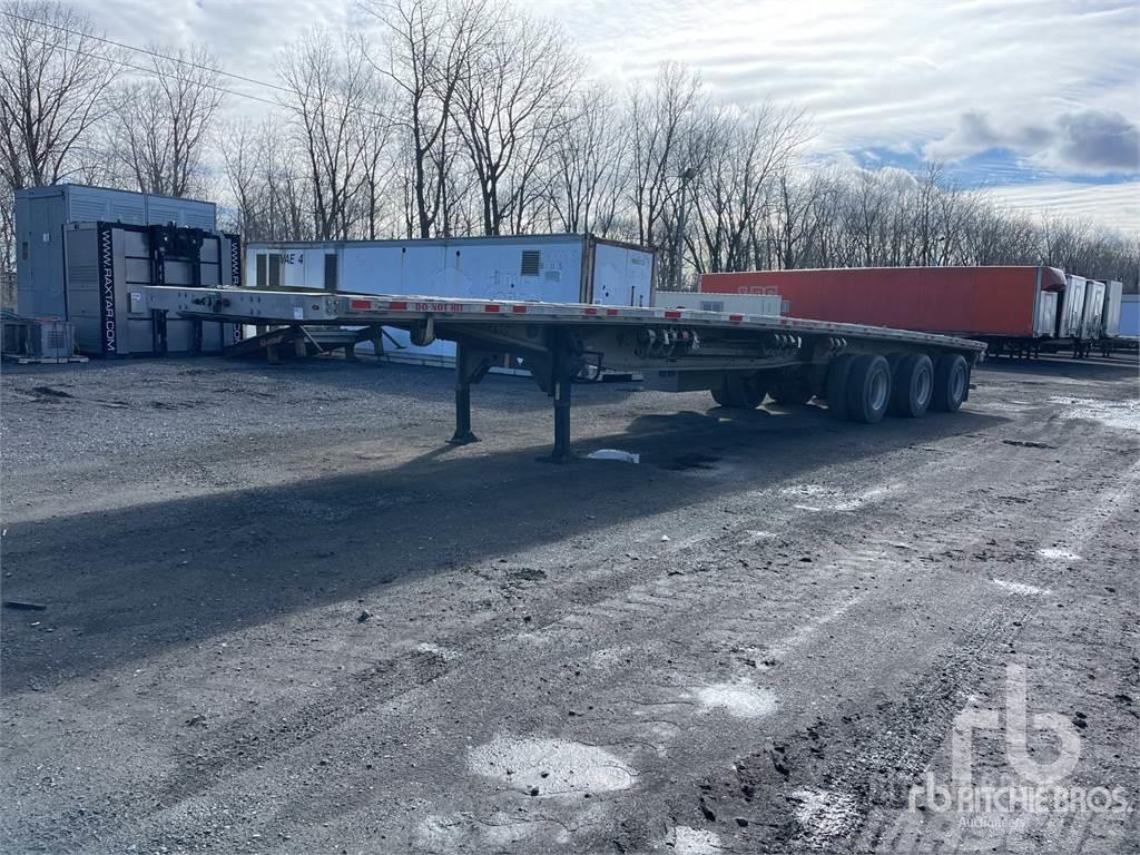 Manac 48 ft Tri/A Aluminium Bortinių sunkvežimių priekabos su nuleidžiamais bortais