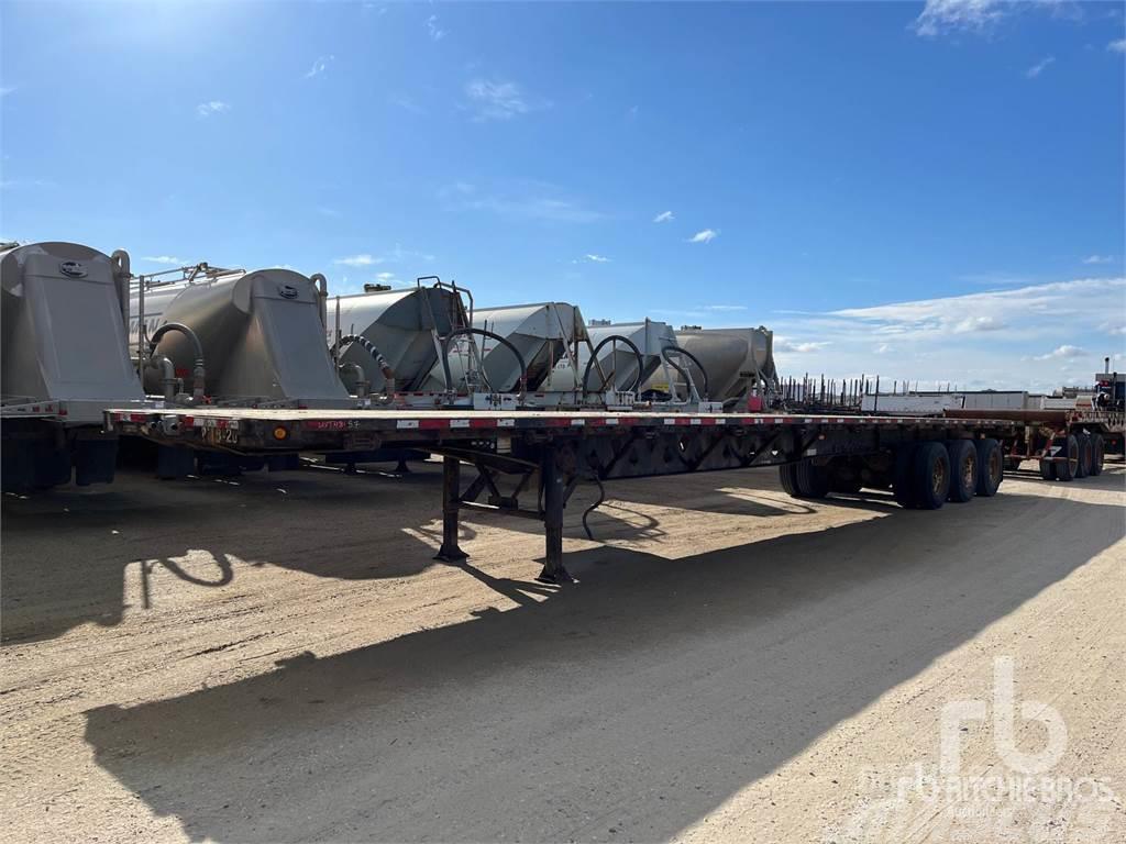 Manac 53 ft Tri/A Bortinių sunkvežimių priekabos su nuleidžiamais bortais