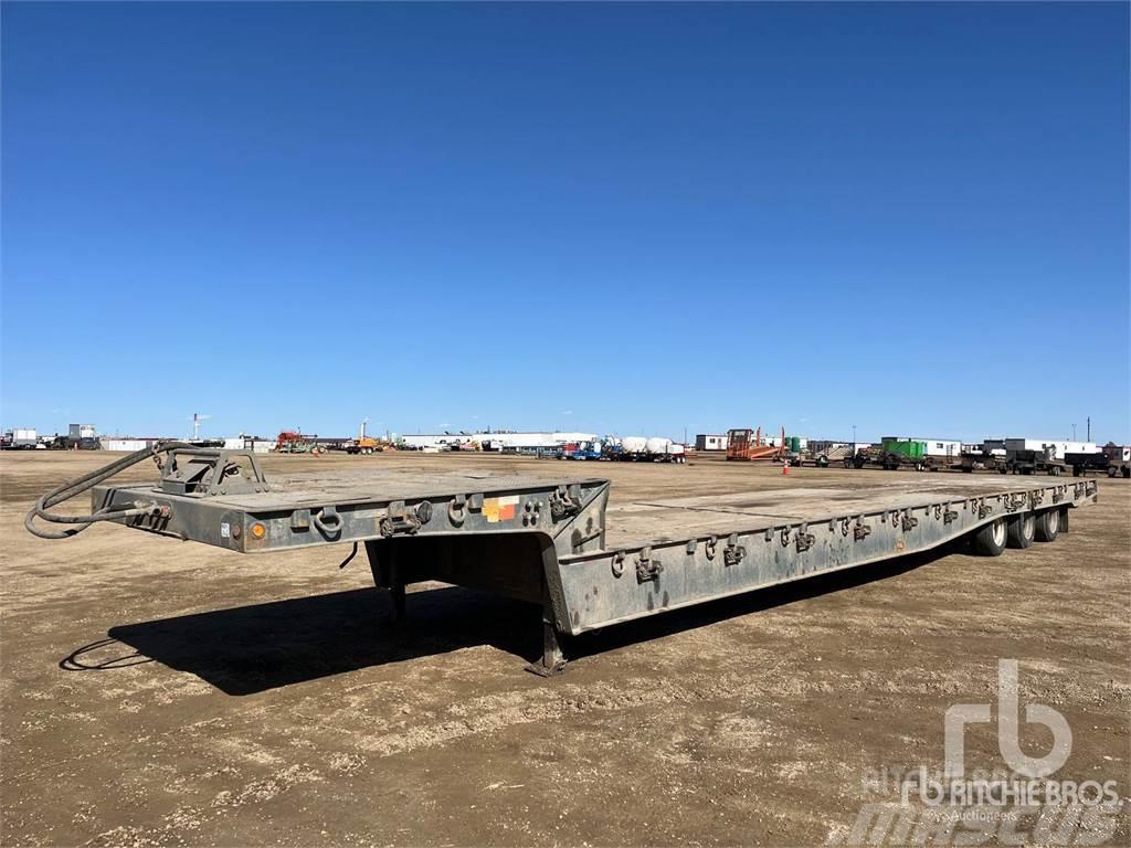Trail King 22680 kg 53 ft Tri/A Bortinių sunkvežimių priekabos su nuleidžiamais bortais