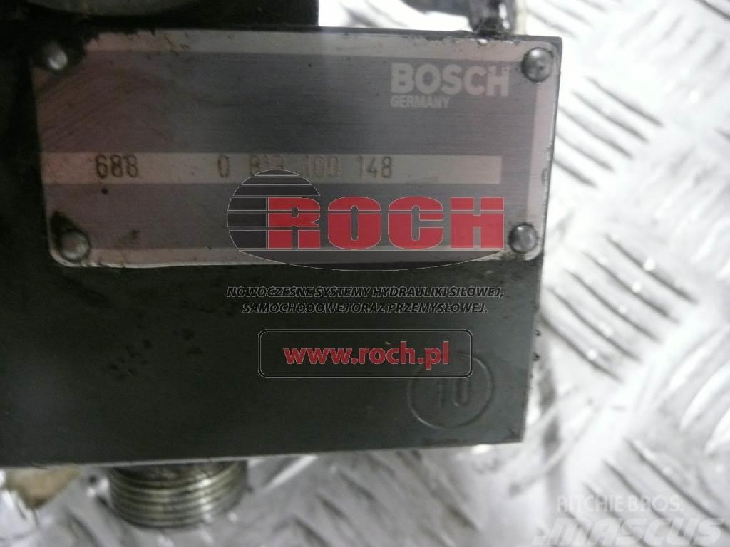 Bosch 688 0813100148 - 1 SEKCYJNY + ELEKTROZAWÓR + CEWKI Hidraulikos įrenginiai