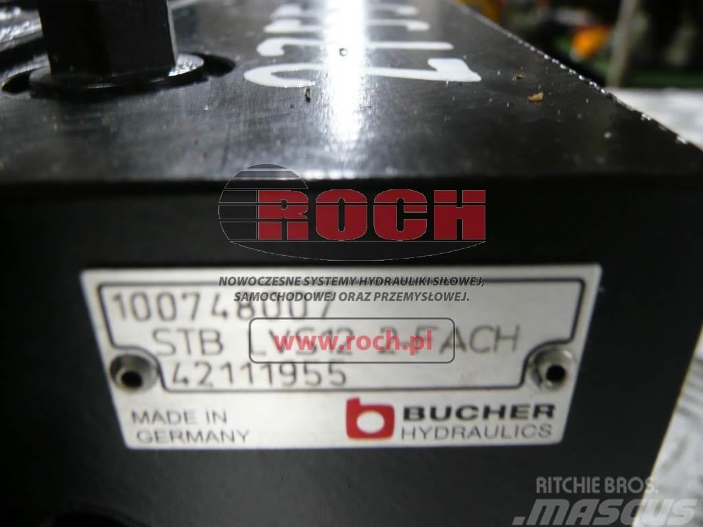 Bucher HYDRAULICS 100748007 STB LVS12 2-FACH 42111955 - 2 Hidraulikos įrenginiai