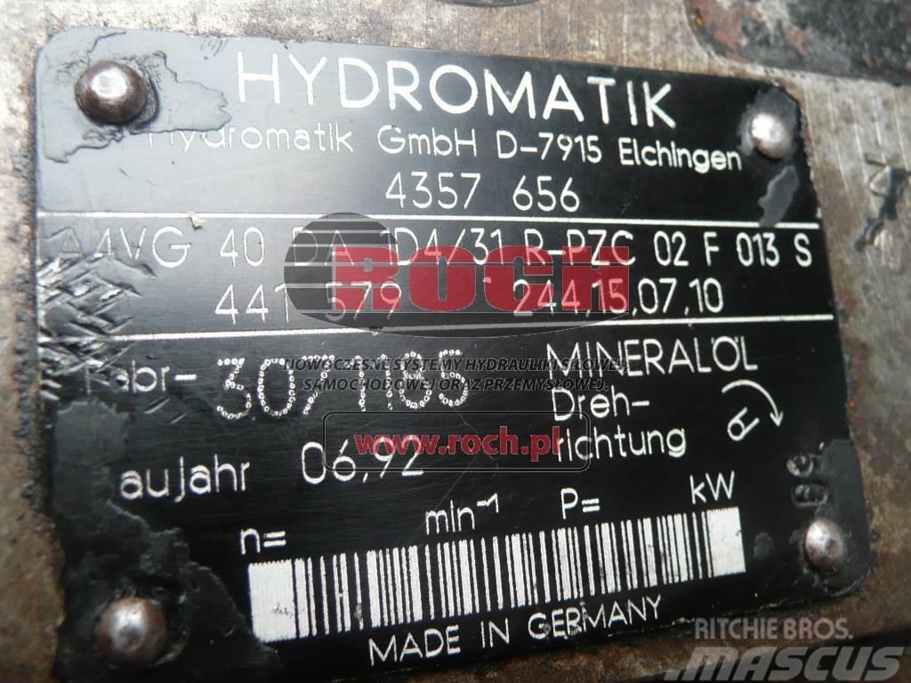 Hydromatik A4VG40DA1D4/31R-PZC02F013S 441579 244.15.07.10+ Po Hidraulikos įrenginiai
