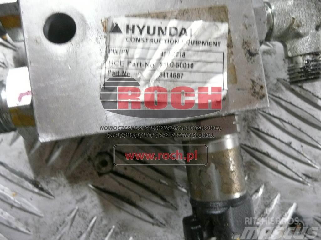 Hyundai 81LQ-50010 3414687 3414686 + 3036401 24VDC 30OHM - Hidraulikos įrenginiai