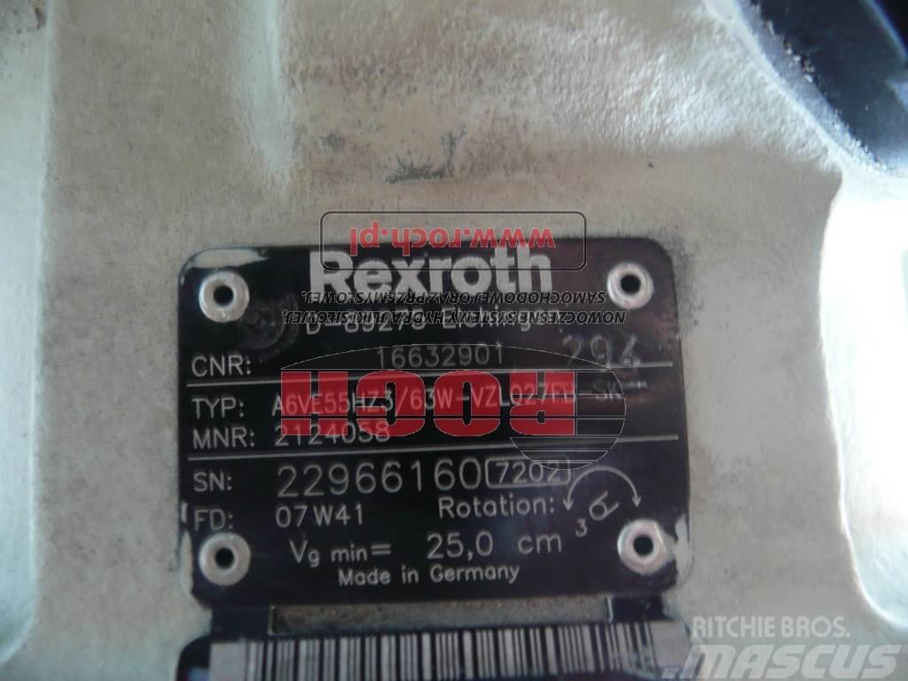 Rexroth A6VE55HZ3/63W-VLZ027FB-SK 2124058 16632901 + GFT17 Varikliai
