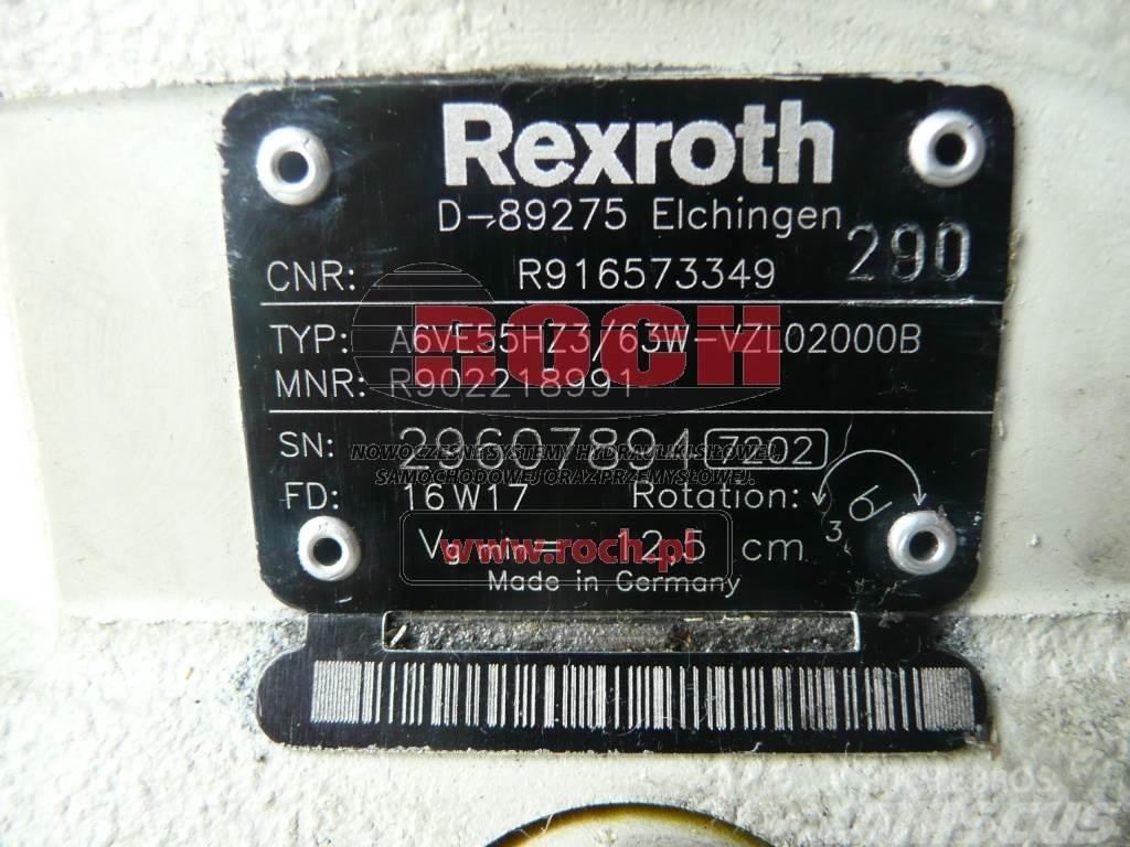 Rexroth A6VE55HZ3/63W-VZL02000B Varikliai