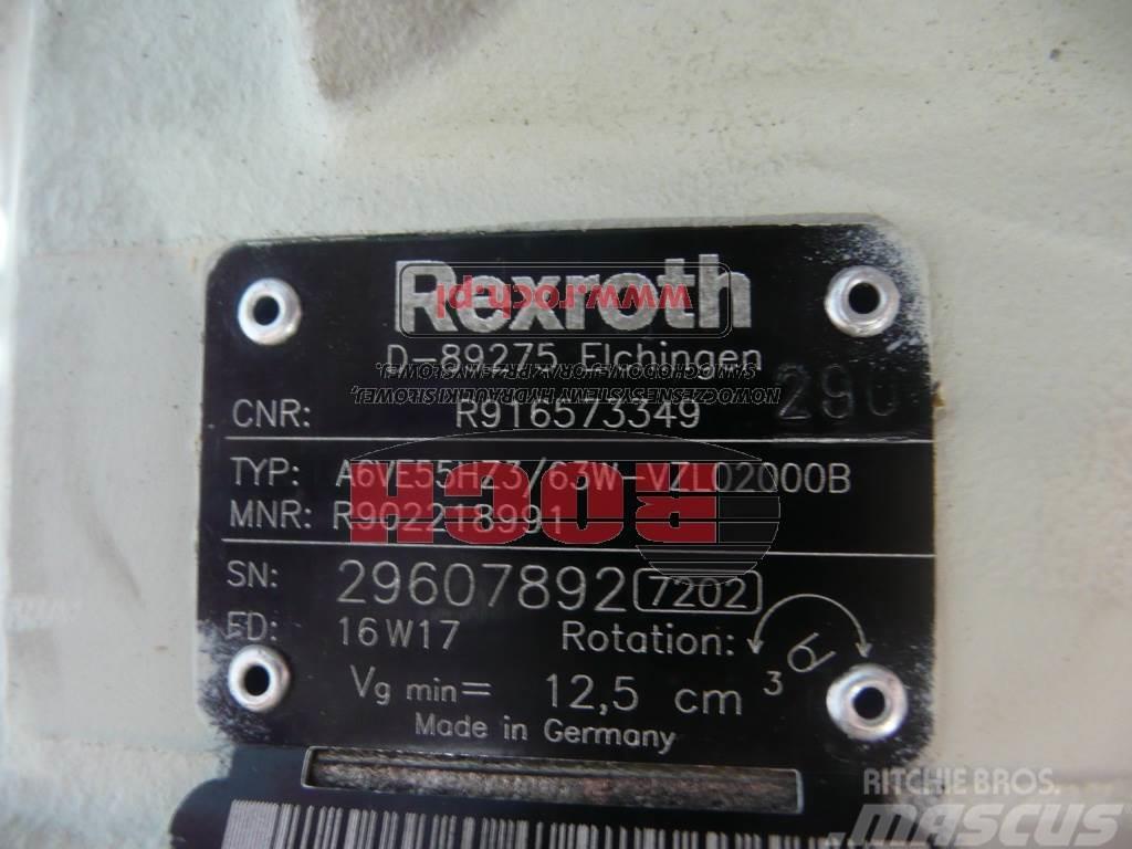 Rexroth A6VE55HZ3/63W-VZL02000B R902218991 r916573349+ GFT Varikliai