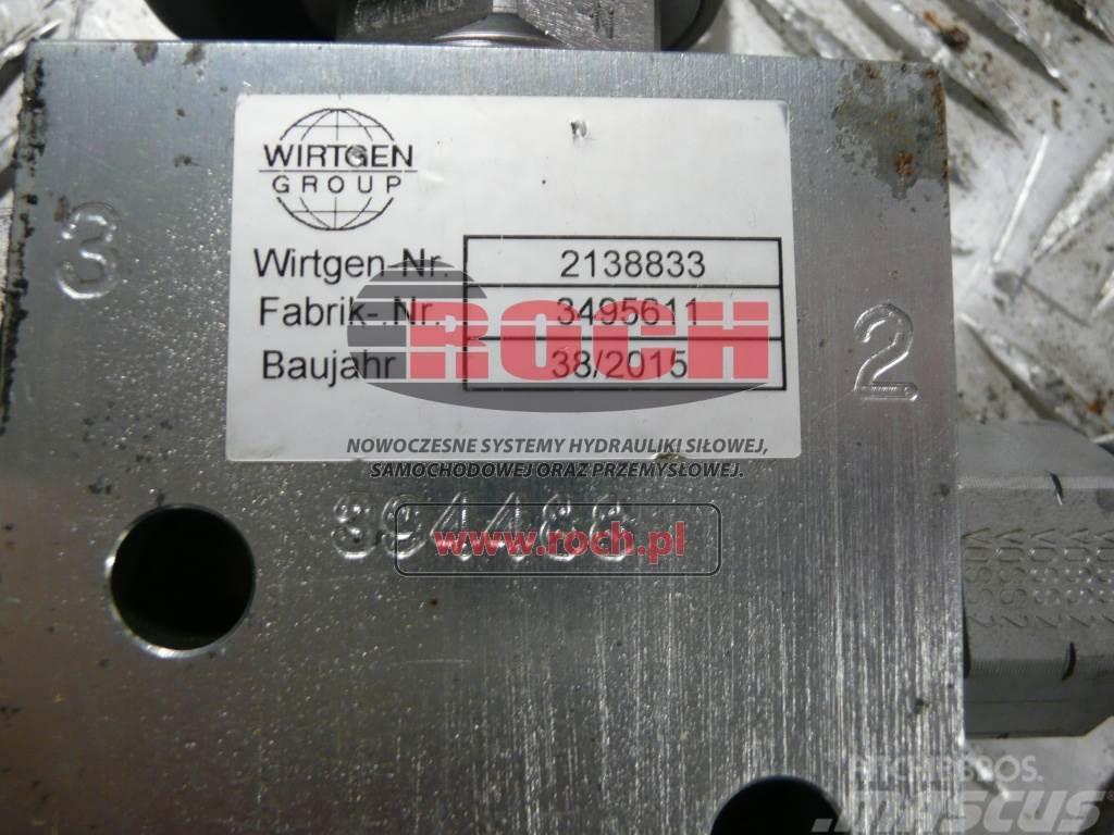 Wirtgen 2138833 3495611- 1 SEKCYJNY + 3091668 Hidraulikos įrenginiai