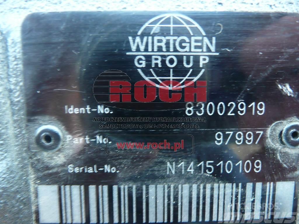 Wirtgen 83002919 97997 Hidraulikos įrenginiai