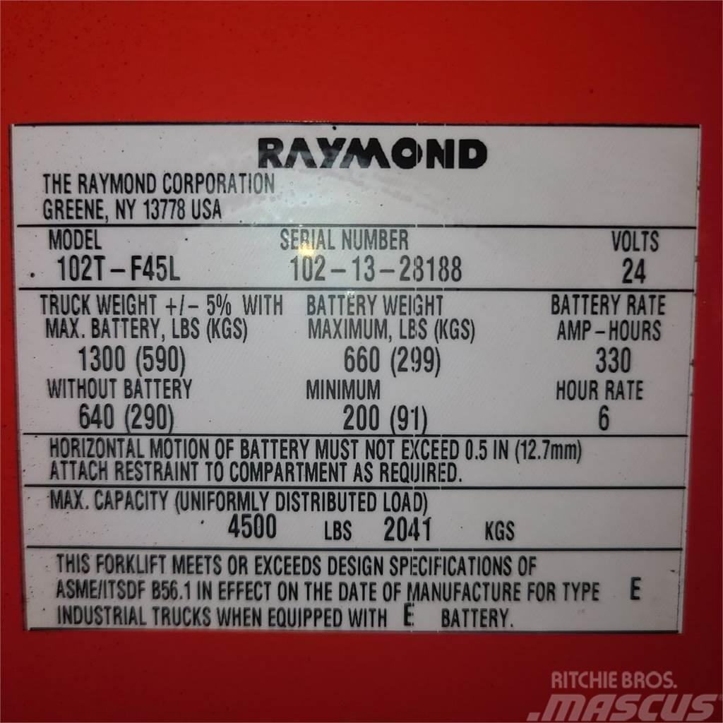 Raymond 102T-F45L Rankiniai hidrauliniai vėžimėliai
