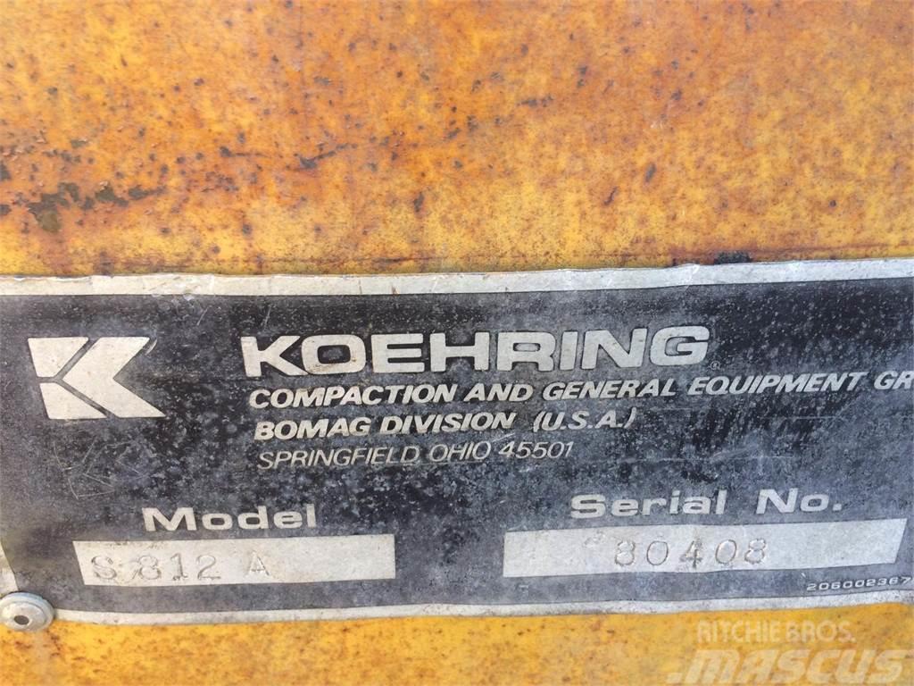 Koehring S812A Vieno būgno volai