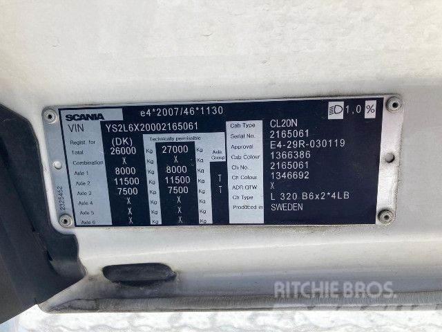 Scania L 320 B6x2*4LB HYBRID - Box/Lift Važiuoklė su kabina