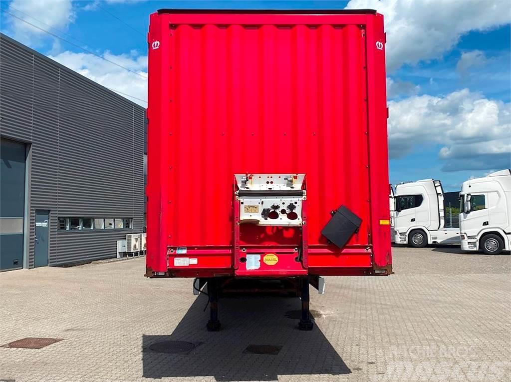 Krone 3-aks ligeud Bortinių sunkvežimių priekabos su nuleidžiamais bortais