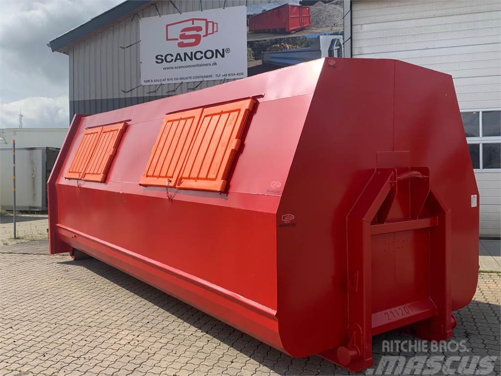  Scancon SL6027 - 5950 mm lukket container 27m3 Sunkvežimiai su keliamuoju kabliu