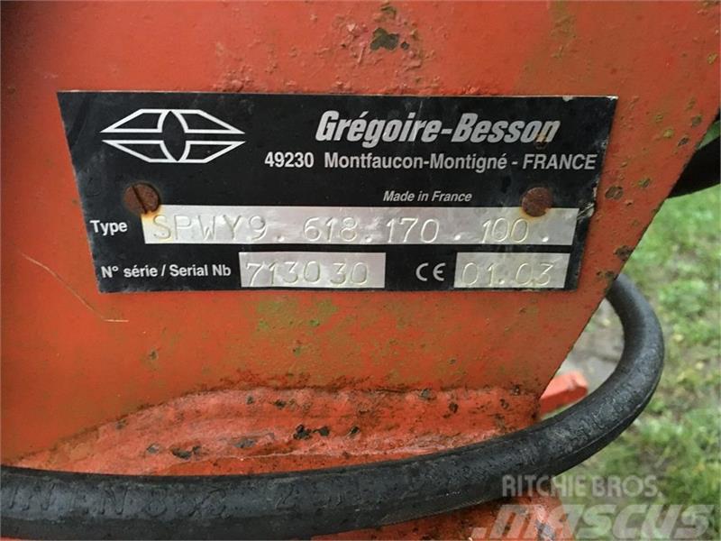 Gregoire-Besson SPWY9 618.170.100 6 furet Apverčiamieji plūgai