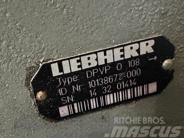 Liebherr A 924 C HD POMPA HYDRAULICZNA DPVP O 108 Hidraulikos įrenginiai