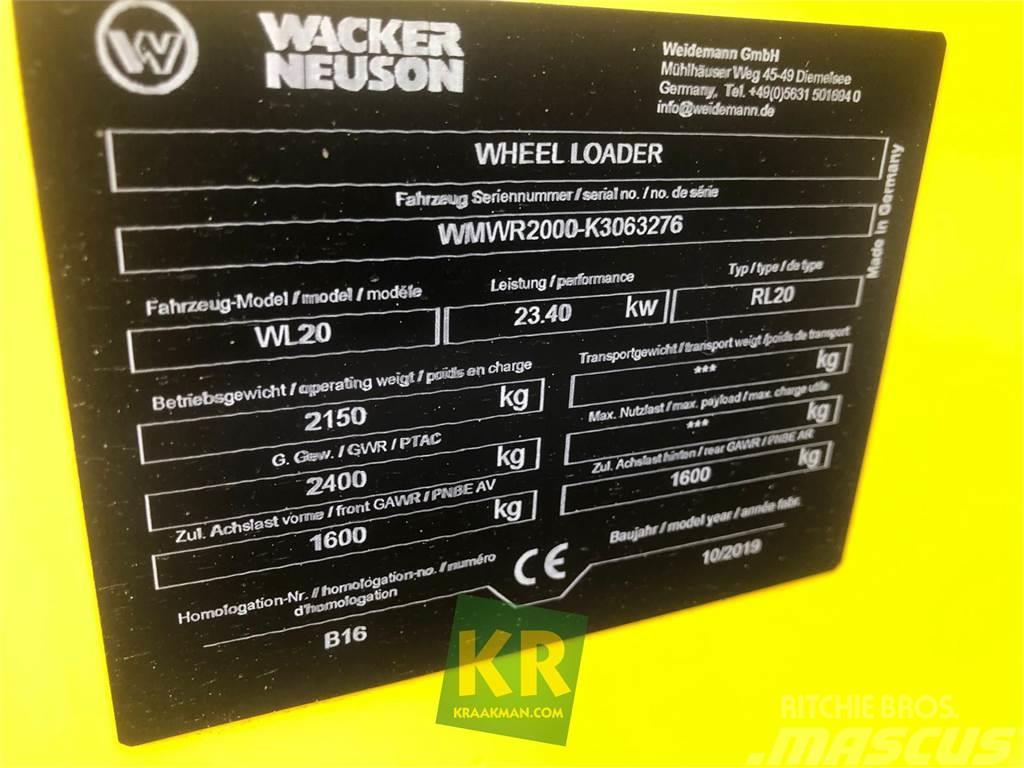 Wacker Neuson WL20 WIELLADER Frontaliniai krautuvai ir ekskavatoriai