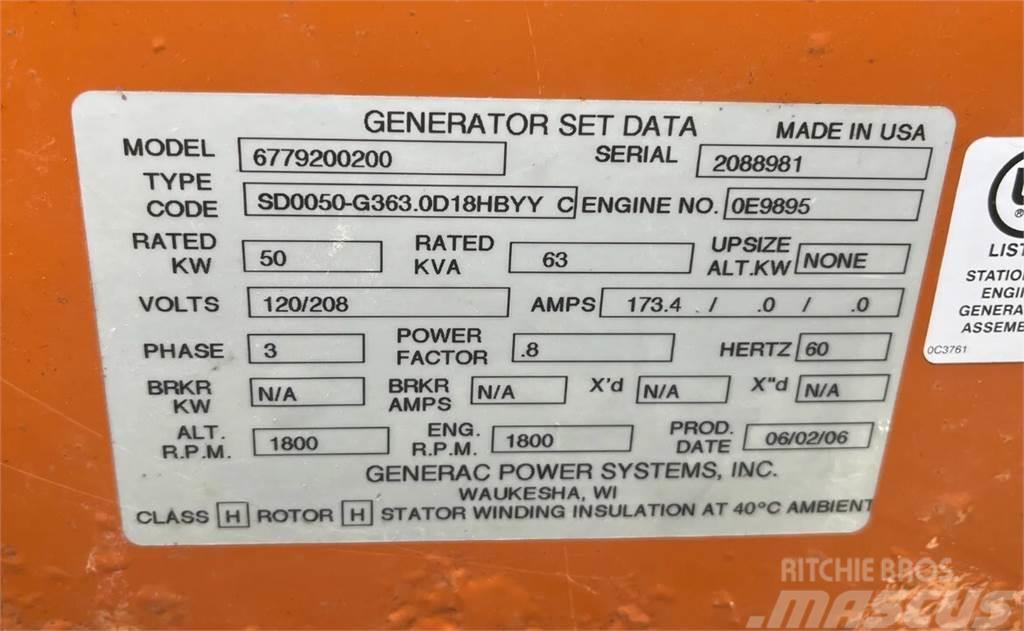 Generac SD50 Dyzeliniai generatoriai