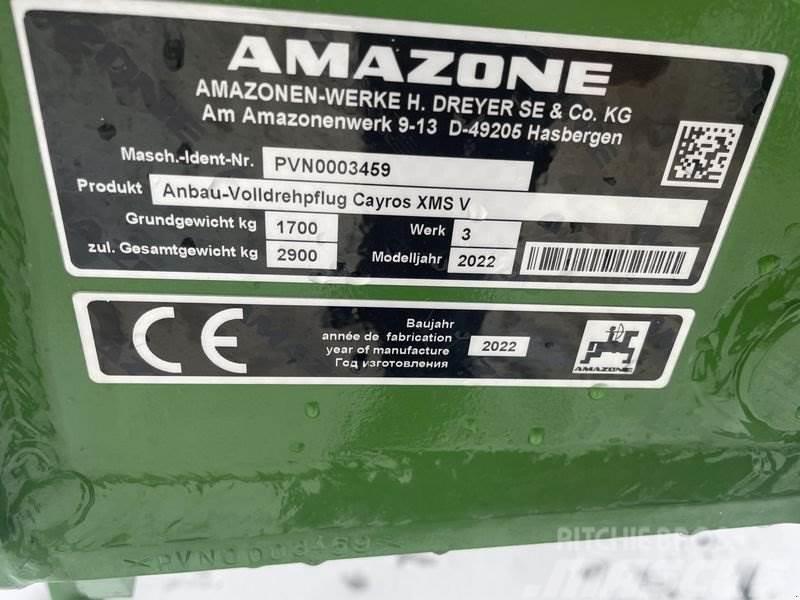 Amazone CAYROS XMS 950 VS Standartiniai plūgai