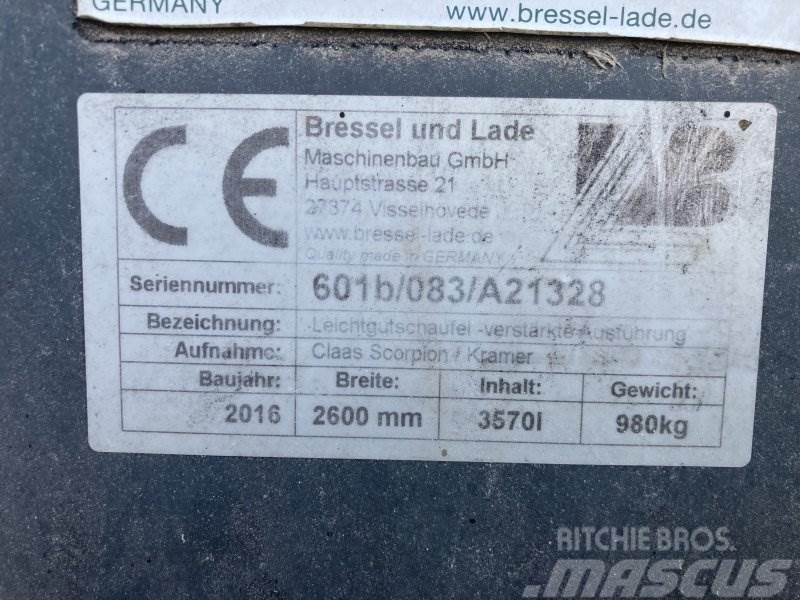 Bressel & Lade Leichtgutschaufel 260cm Frontalinių krautuvų priedai