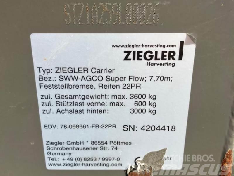 Ziegler Carrier Derliaus nuėmimo kombainų priedai