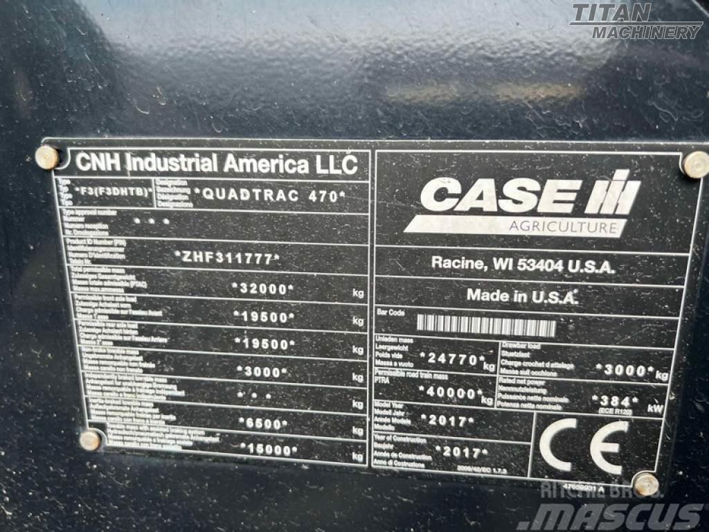 Case IH Quadtrac 470 Traktoriai