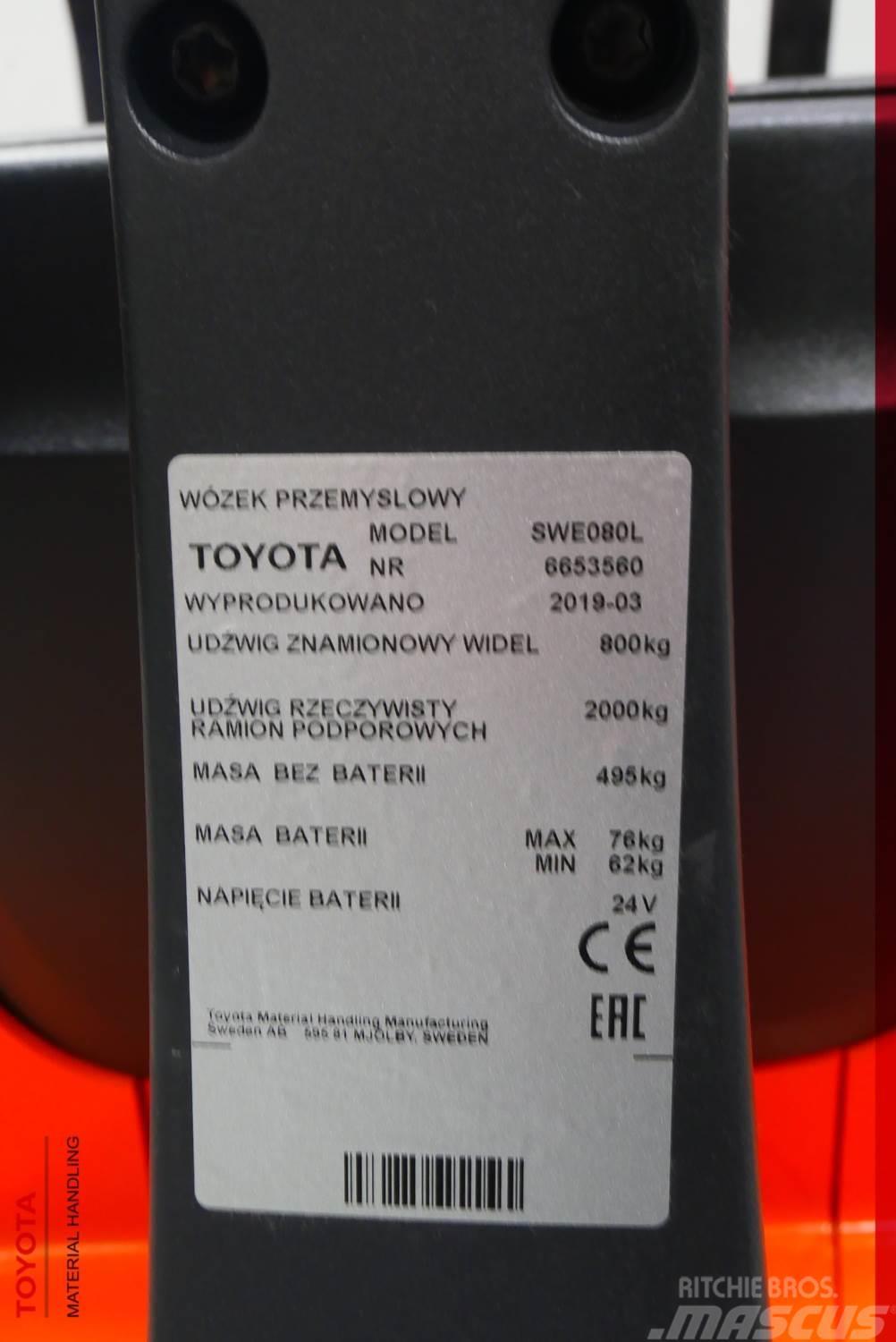 Toyota SWE080L Lithium-ion Rankiniai vėžimėliai