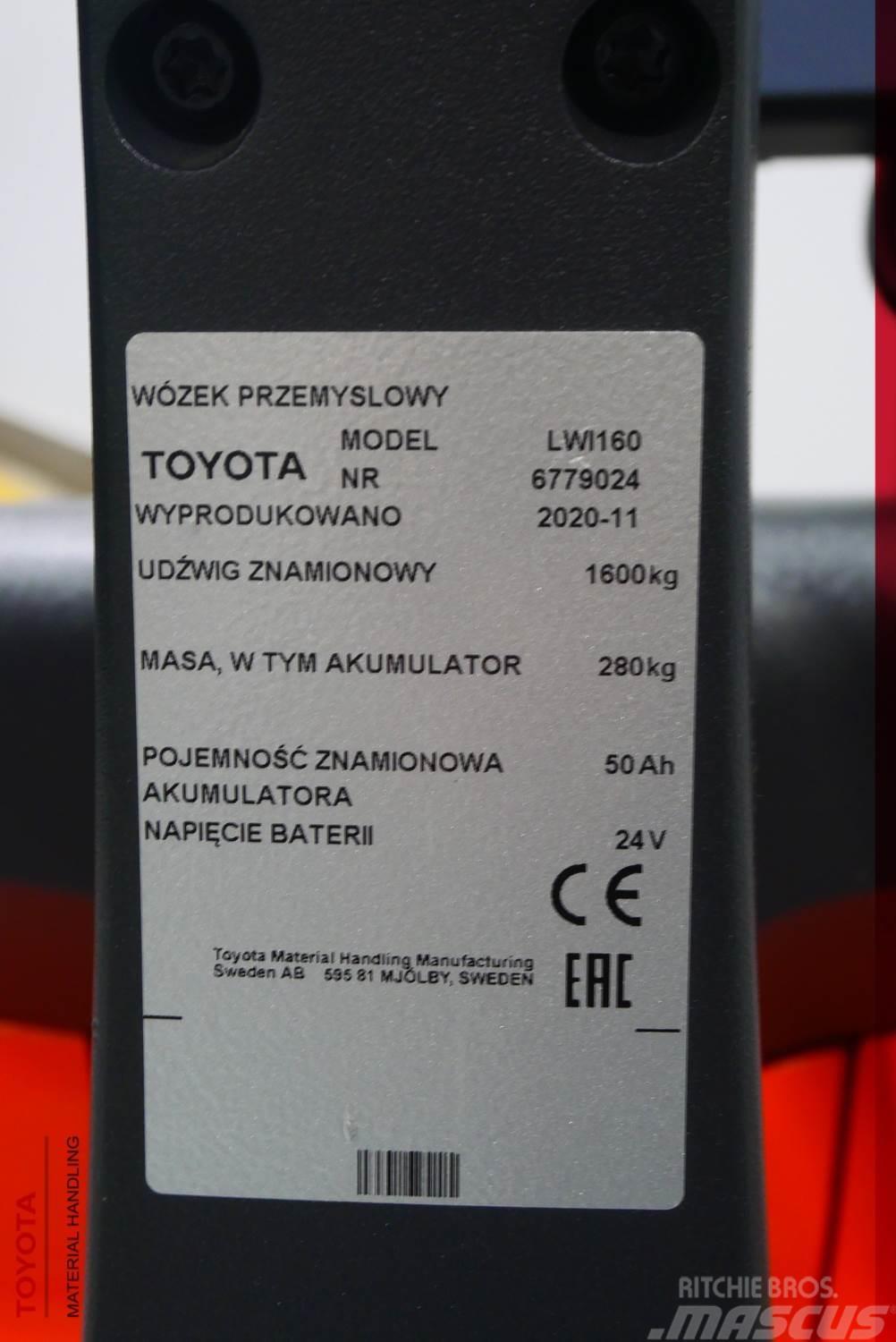 Toyota LWI160 WAGA Mažų aukščių keltuvai