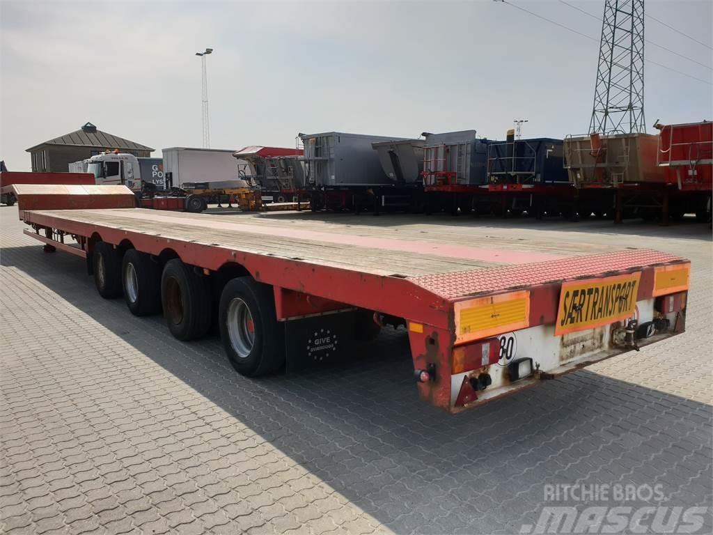 Nooteboom , 3 x udtræk Bortinių sunkvežimių priekabos su nuleidžiamais bortais