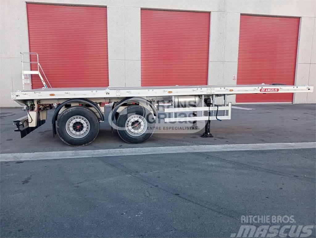 De Angelis 2S370 Bortinių sunkvežimių priekabos su nuleidžiamais bortais