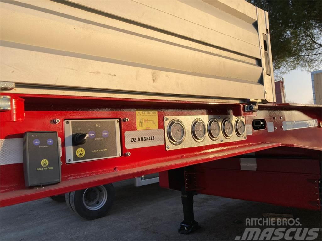 De Angelis 3S590 G-LIGHT Bortinių sunkvežimių priekabos su nuleidžiamais bortais