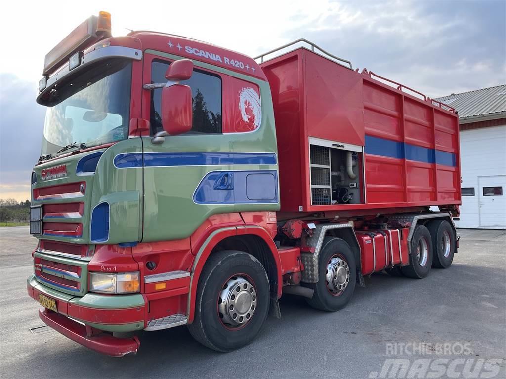 Scania R420, KSA anlæg Kombinuotos paskirties / vakuuminiai sunkvežimiai
