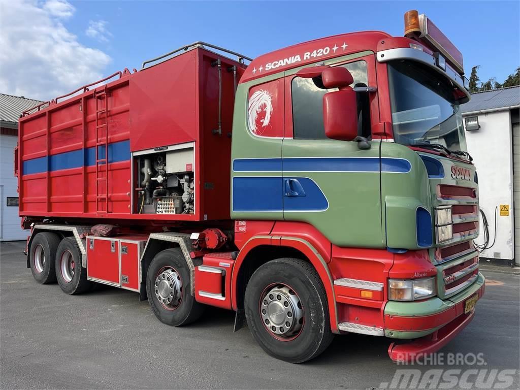 Scania R420, KSA anlæg Kombinuotos paskirties / vakuuminiai sunkvežimiai