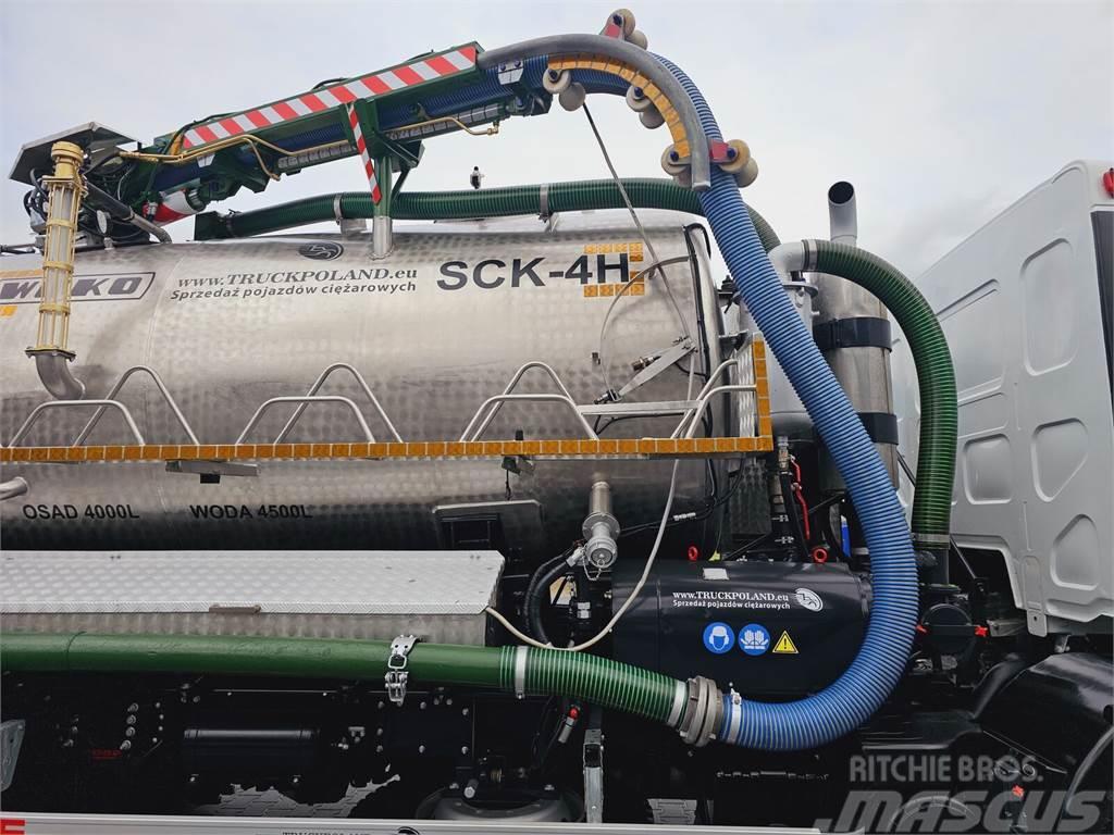 DAF WUKO SCK-4HW for collecting waste liquid separator Kombinuotos paskirties / vakuuminiai sunkvežimiai