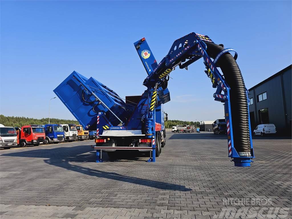 Iveco MTS 4 x TURBINE Saugbagger vacuum cleaner excavato Specialūs ekskavatoriai