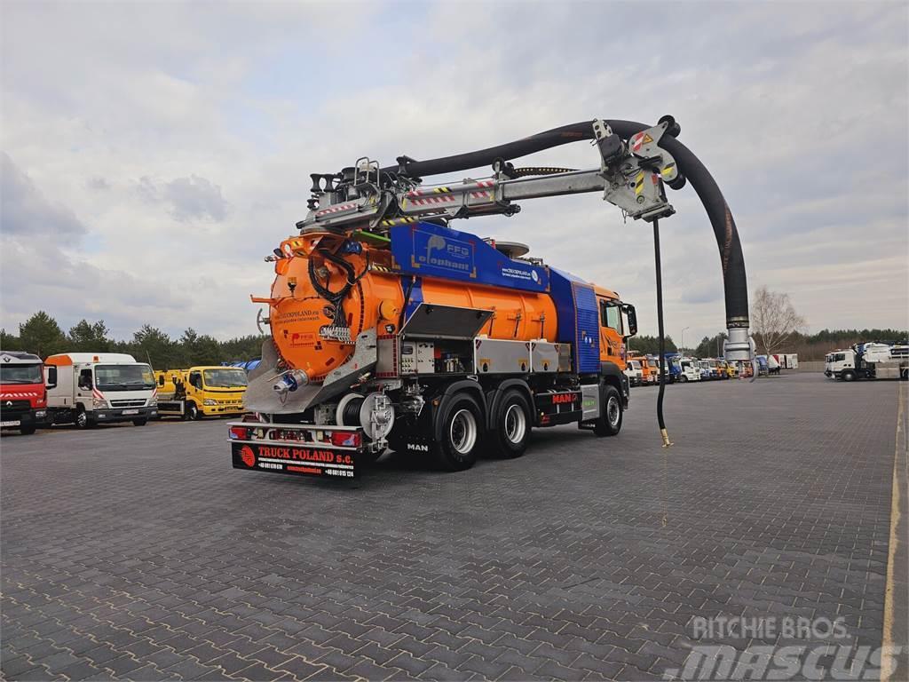 MAN FFG ELEPHANT WUKO KOMBI FOR CLEANING OF SEWERS Specializuotos paskirties technika